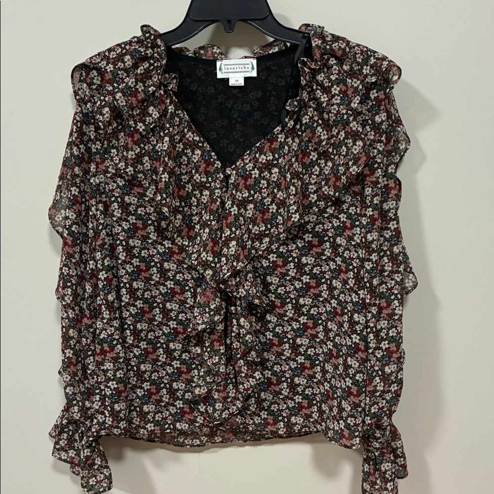 Loveriche long sleeve top medium